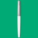 PARKER JOTTER BIAŁE PIÓRO Z GRAWEREM WYMAZYWACZ BIC I NABOJE WRAZ TOREBKĄ