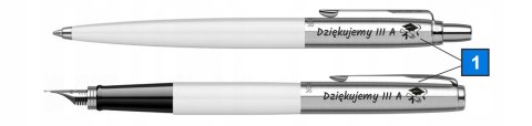 PARKER JOTTER BIAŁY ZESTAW PIÓRO DŁUGOPIS Z GRAWEREM TABLICZKĄ PIÓRNIKIEM PARKER JOTTER BIAŁY ZESTAW PIÓRO DŁUGOPIS Z GRAWEREM TABLICZKĄ PIÓRNIKIEM