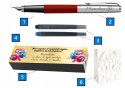 PIÓRO PARKER JOTTER CZERWONE ORIGINALS Z GRAWEREM I TABLICZKĄ NA PREZENT