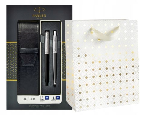 ZESTAW DŁUGOPIS PARKER + PIÓRO JOTTER CZARNY Z GRAWEREM I ETUI NA PREZENT ZESTAW DŁUGOPIS PARKER + PIÓRO JOTTER CZARNY Z GRAWEREM I ETUI NA PREZENT