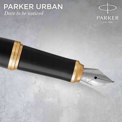 ZESTAW PARKER PIÓRO I DŁUGOPIS URBAN CZARNE GT ZŁOCONY Z GRAWEREM ZESTAW PARKER PIÓRO I DŁUGOPIS URBAN CZARNE GT ZŁOCONY Z GRAWEREM