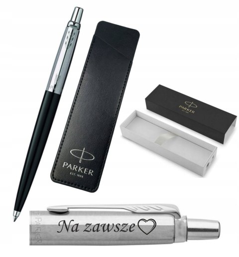 DŁUGOPIS PARKER JOTTER CZARNY TRADYCYJNY ORYGINALNY Z GRAWEREM I ETUI DŁUGOPIS PARKER JOTTER CZARNY TRADYCYJNY ORYGINALNY Z GRAWEREM I ETUI
