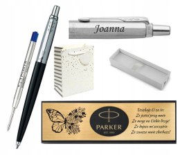 DŁUGOPIS PARKER JOTTER CZARNY Z GRAWEREM PREZENT NA URODZINY TABLICZKA