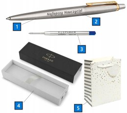 Długopis Parker Jotter GT ZłOCONY + GRAWER + TOREBKA EXTRA na Prezent