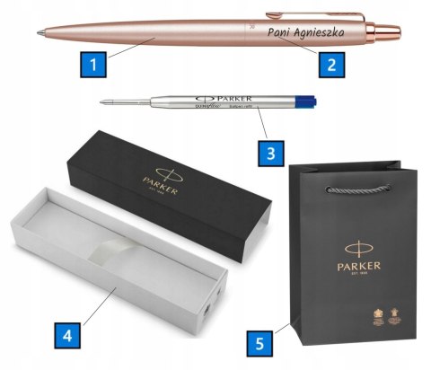 Długopis Parker Jotter Pink GOLD Z TWOIM GRAWEREM NA PREZENT UPOMINEK Długopis Parker Jotter Pink GOLD Z TWOIM GRAWEREM NA PREZENT UPOMINEK