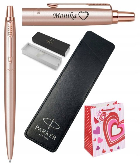 Długopis Parker Jotter Pink na Prezent dla Kobiety z Grawerem z Etui Długopis Parker Jotter Pink na Prezent dla Kobiety z Grawerem z Etui