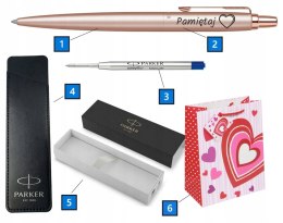 Długopis Parker Jotter Pink na Prezent dla Kobiety z Grawerem z Etui