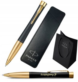 Długopis Parker Urban Czarny ZŁOCONY Z Grawerem I Etui PARKER