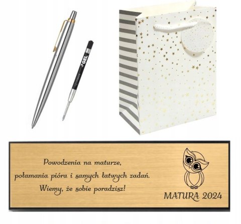 PARKER DŁUGOPIS JOTTER GT Z TABLICZKĄ WKŁAD ŻELOWY CZARNY NA MATURE SESJE PARKER DŁUGOPIS JOTTER GT Z TABLICZKĄ WKŁAD ŻELOWY CZARNY NA MATURE SESJE