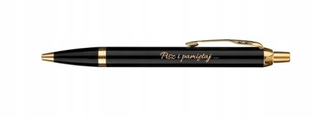 PARKER IM CZARNY ZŁOCONY GT Z GRAWEREM W PUDEŁKU PRESTIGE TABLICZKA PARKER IM CZARNY ZŁOCONY GT Z GRAWEREM W PUDEŁKU PRESTIGE TABLICZKA