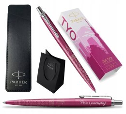 PARKER JOTTER TOKYO DŁUGOPIS RÓŻ Z GRAWEREM ETUI PARKER NA PREZENT