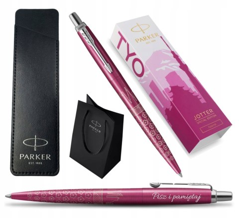 PARKER JOTTER TOKYO DŁUGOPIS RÓŻ Z GRAWEREM ETUI PARKER NA PREZENT PARKER JOTTER TOKYO DŁUGOPIS RÓŻ Z GRAWEREM ETUI PARKER NA PREZENT