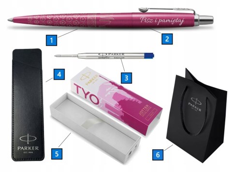 PARKER JOTTER TOKYO DŁUGOPIS RÓŻ Z GRAWEREM ETUI PARKER NA PREZENT PARKER JOTTER TOKYO DŁUGOPIS RÓŻ Z GRAWEREM ETUI PARKER NA PREZENT