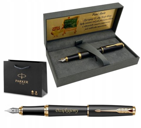 PIÓRO WIECZNE ZE ZŁOCENIAMI NA PREZENT PARKER URBAN W ETUI GRAWER TOREBKA PIÓRO WIECZNE ZE ZŁOCENIAMI NA PREZENT PARKER URBAN W ETUI GRAWER TOREBKA