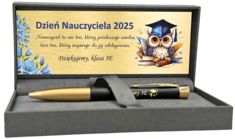 Długopis Parker Urban Złocony z Grawerem Prezent na Dzień Nauczyciela
