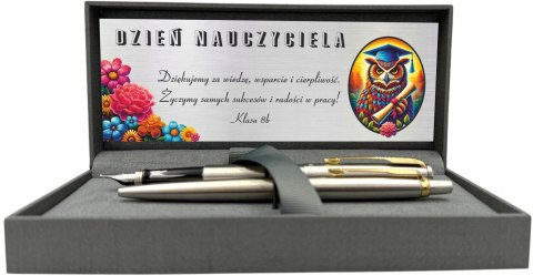 PARKER PIÓRO I DŁUGOPIS JOTTER ZŁOCENIA z GRAWEREM dla NAUCZYCIELA